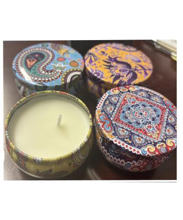 Generic Classical Style Scented Wax Candles Aromatherapy Set of 5