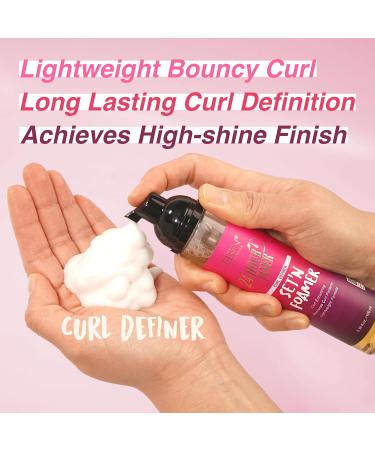 24 Hour Tamer Set'n Foamer Curl Definer 3.38oz/ 100ml - Define Curls & Waves Enhance Volume & Shine Soft Finish with Lightweight Texture Restoring Curl Patterns Nourishes Curls No Flake 3.38 Fl Oz (Pack of 1) Curl Definer - Buy Online on GoSupps.com