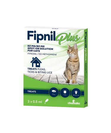 Chanelle Fipnil Plus Cat Flea Spot on 3 treatment