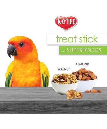 Kaytee Walnut and Almonds Avian Treat Stick with Superfood 5.5 Ounce (Pack of 1) - Buy Online on GoSupps.com