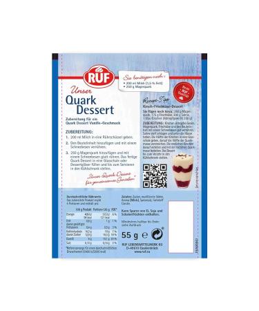 Buy Super Creamy Vanilla Call Curd Dessert - Quick & Tasty Milkshake Base | 20 x 55g | International Shipping - Buy Online on GoSupps.com