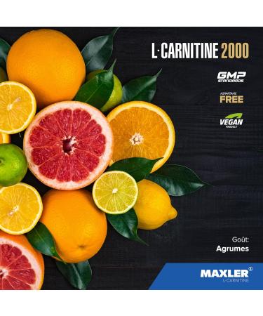 Maxler L-Carnitin Liquid 2000mg - Vegan & Sugar-Free Citrus 1000ml | High-Dose Fat Burner for Optimal Performance - Buy Online on GoSupps.com