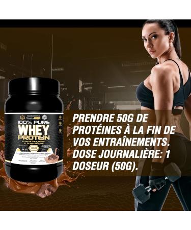 Whey Protein | Pure Protein with Collagen + Magnesium | Tones and Increases Muscle Mass | Protects Muscles and Aids Fibrous Tissue Recovery | 1000g Chocolate Protein - Buy Online on GoSupps.com