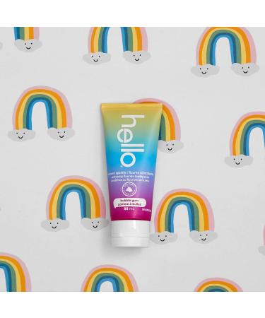 hello Kids Fluoride Toothpaste Vegan and Sls Free Unicorn Sparkle Natural Bubble Gum 88 mL Bubblegum 88 ml (Pack of 1) - Buy Online on GoSupps.com