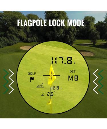 TESPHAN Golf Rangefinder with Slope Compensation On/Off | 6X Magnification | Flaglock Vibration Alert | Clear & Accurate Measurement - Buy Online on GoSupps.com