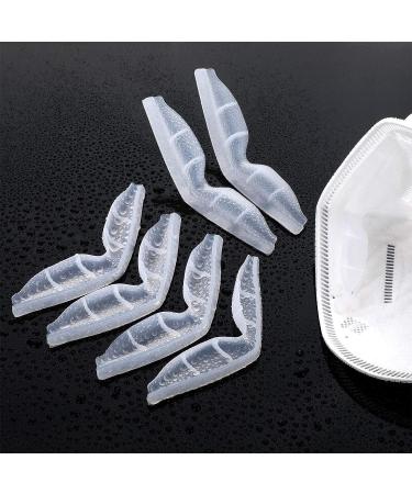 Clear Anti-Fog Nose Bridge Pads - 5pcs Silicone Self-Adhesive Strips for Mask, Comfortable Seal Cushion for DIY Crafting - Buy Online on GoSupps.com