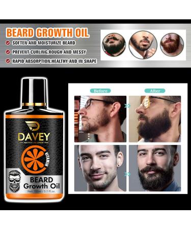 Beard Growth Oil for Men | Premium Beard Serum & Care Kit for a Fuller Beard - Buy Online on GoSupps.com