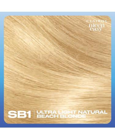 Clairol Nice'n Easy Cr me Oil Infused Hair Dye SB1 - Ultra Light Natural Beach Blonde (1 Count) - Buy Online on GoSupps.com
