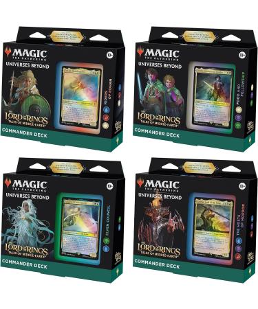 Magic The Gathering The Lord of The Rings: Tales of Middle-Earth Commander Deck Bundle  Includes All 4 Decks - Buy Online on GoSupps.com