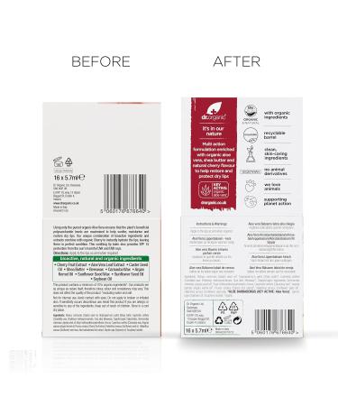 Buy Dr.Organic Aloe Vera Cherry Lip Balm 5.7ml - Moisturizing & Nourishing Lip Care | International Shipping Available - Buy Online on GoSupps.com