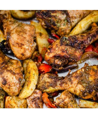 Roohts Cajun Seasoning 50g| Spicy Heat | Versatile and all round spice | Aperfect spice to uplift Rice Chicken & Vegetables| 150g - Buy Online on GoSupps.com