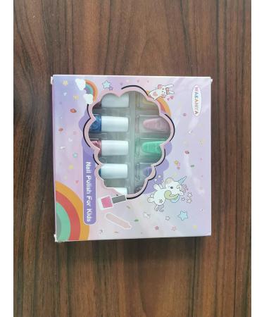 Non-Toxic Children's Nail Polish Set - 12 Colors Peel-Off & Quick Drying - Perfect Birthday Gift for Girls Age 3+ - Buy Online on GoSupps.com