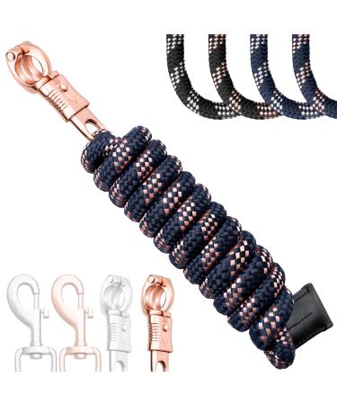 Esposita F hrtrick Confidence Solid Champion Edition with panic hooks or carabin hooks snap hooks knit (navy/rosegold panic hook) navy/rosegold panic hooks