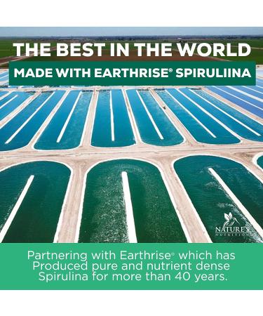 Premium 1500mg Spirulina Capsules - Antioxidants, Protein, Fatty Acids, Fiber & Vitamins - Non-GMO & Vegan - 120 Capsules - Buy Online on GoSupps.com