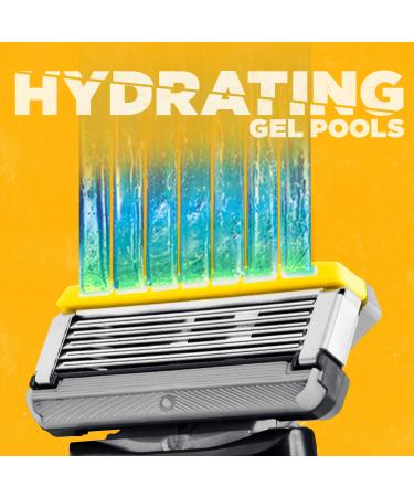 Schick Hydro 5 Sense Energize Razor Refills for Men - Pack of 4 - Buy Online on GoSupps.com