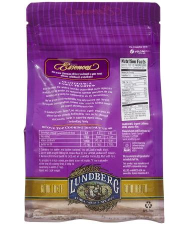 Lundberg Organic Jasmine White Rice - 32 oz | Buy Online - Buy Online on GoSupps.com