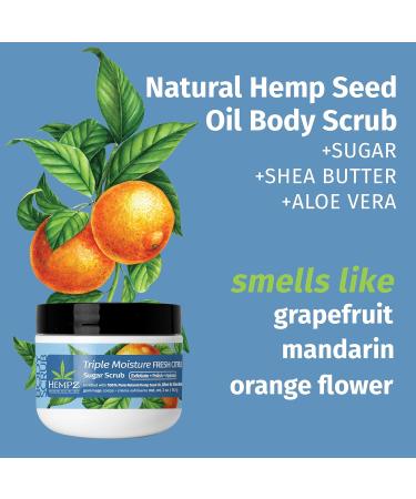 Hempz Mini Sugar Body Scrub - Triple Moisture Fresh Citrus Travel Size 2 oz | Buy Internationally - Buy Online on GoSupps.com