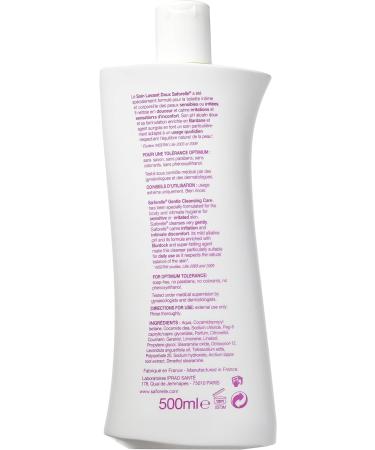 Saforelle Gentle Cleansing Care 2X500ml - Soothing Intimate Wash for Sensitive Skin - Buy Online on GoSupps.com