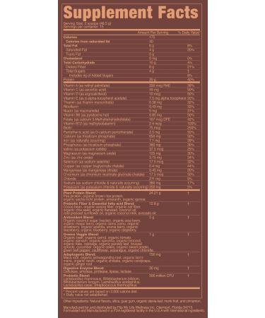 Flip My Life Flip 7 Natural SuperFood Plant-Based Protein Complete Meal Replacement to Support Healthy Gut 7 Mega Nutrient Rich Blends all in one to AGE BETTER - Chocolate - Buy Online on GoSupps.com