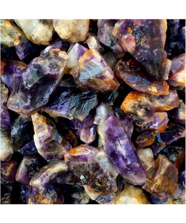 Amethyst Rough Stone 3-5cm Bulk Raw Stone South Africa Dark Amethyst Irregular Natural Rock Specimen Collection Garden Decor Full of Texture - Buy Online on GoSupps.com