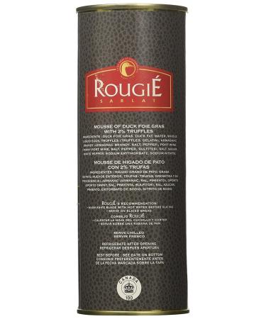 Rougie Duck Foie Gras Mousse with Truffle - 11.2oz Tin (1 Pack) - Buy Online on GoSupps.com