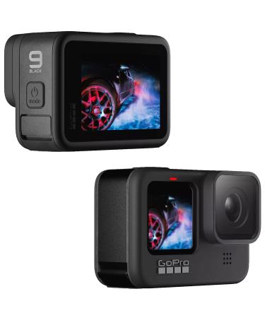 GoPro HERO9 Black - E-Commerce Packaging - Waterproof Action Camera with Front LCD and Touch Rear Screens, 5K Ultra HD Video, 20MP Photos, 1080p Live Streaming, Webcam, Stabilization H9 Black