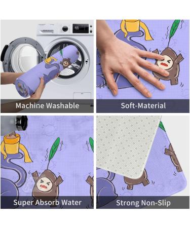 Yyhhaofa Sunflower Seeds and Cats Pattern Flannel Non Slip Floor Mat : 16x24 in Easy to Clean Moderate Thickness Anti-Slip Sunflower Seeds and Cats One Size - Buy Online on GoSupps.com