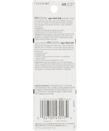 COVERGIRL Professional Super Thick Lash Waterproof Mascara, 225 Very Black - 0.3 oz - Buy Online on GoSupps.com