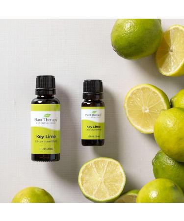 Plant Therapy Key Lime Essential Oil 10 mL (1 oz) 100% Pure Undiluted Natural Aromatherapy for Diffusion is Uplifting and Energizing - Buy Online on GoSupps.com