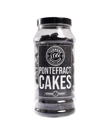 Pontefract Cakes - 585g by Turners Sweet Shop Traditional Retro Gift Jar Classic Original Pick & Mix Sweets Quality Confectionary Fantastic Gifts for Him Her or Them