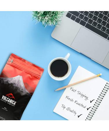 Tanzania Peaberry Coffee - Mount Kilimanjaro Fresh Roasted 16oz Whole Bean | Tanzanian Peaberry 1lb - Buy Online on GoSupps.com