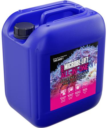 Microbe lift all-in-one-5000 ml-Complete solution for coral supply in seawater aquariums promotes growth and colors with essential trace elements and vitamins.multicolored 5000 ml