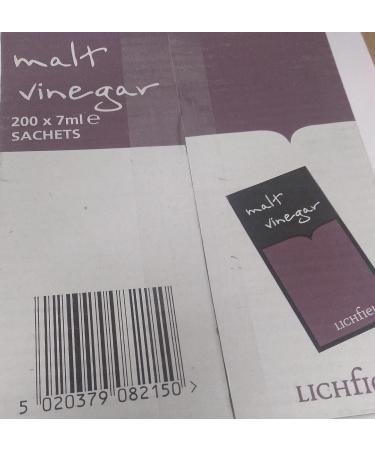 Lichfield malt vinegar - 200 x 5g sachets - Buy Online on GoSupps.com