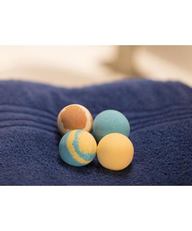 Kay's Bath Bombs Gift Set - 12 Pack, Assorted Scents - Made in USA with Shea & Mango Butter, Essential Oils - Moisturizing Fizzies for Dry Skin - Buy Online on GoSupps.com