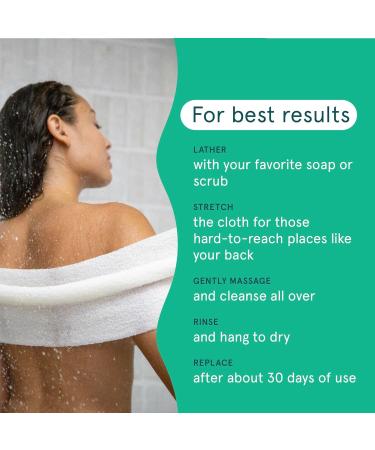 Buy Cleanlogic Stretch Cloth Washcloths - 3 Count | Soft & Durable | Ideal for Home & Travel - Buy Online on GoSupps.com