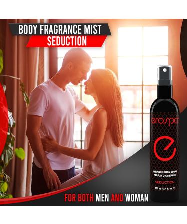 Aromatherapy Body Fragrance Mist 100 ml/3.4 Fl oZ Fragrant Body Spray for Men and Women Sensual Body Scent with Natural Extracts Vegan Gluten Free & 100% Body-Safe (SEDUCTION) - Buy Online on GoSupps.com