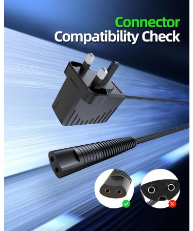 12V Charger for Braun Series Electric Shaver - Power Supply Charging Cord - Buy Online on GoSupps.com