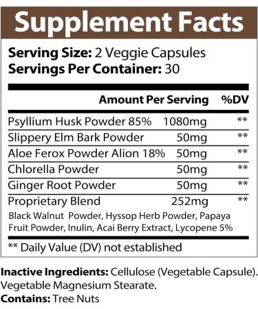 MDBIOTICS Psyllium Husk Fiber Supplement 1080mg/Serving | Non-GMO, Gluten & Sugar Free | Made in USA - Buy Online on GoSupps.com