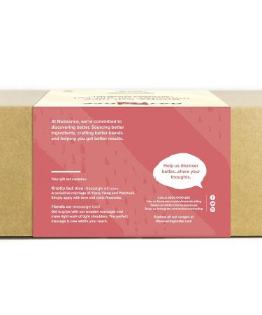 Naissance Knotty But Nice - Sensual Massage Oil & Wooden Massage Gift Set | Romantic Gift for Couples - Perfect for Every Occasion - Buy Online on GoSupps.com