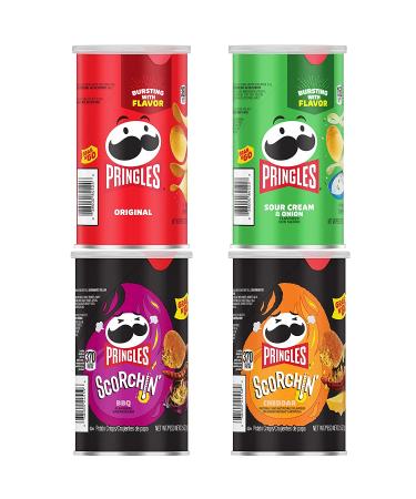 Pringles Potato Crisps Bulk Variety Pack - 16 Pack of 2.5 oz. - Perfect Office and Kids Snacks - Buy Online on GoSupps.com