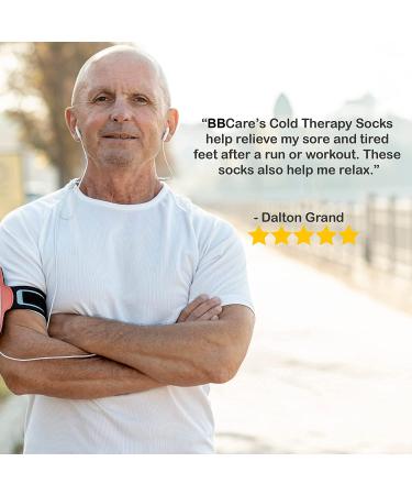 Premium Cold Therapy Socks with Compression Straps - Ice Pack for Swollen Feet, Arthritis, Neuropathy Relief, Plantar Fasciitis - Chemotherapy Care - Black, Medium (9.8 inch) - Buy Online on GoSupps.com