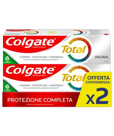 Colgate Total Original Toothpaste 24h complete protection 2x75 ml