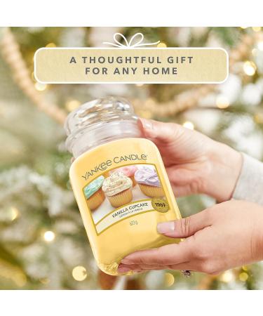Yankee Candle Vanilla Cupcake Large Jar - 150 Hours Burn Time | Scented Candle for Home D cor & Relaxation - Shop Internationally - Buy Online on GoSupps.com