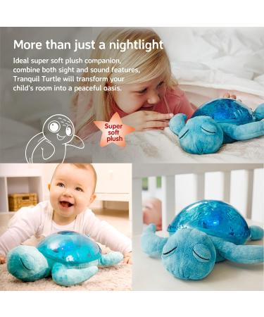 Cloud b Tranquil Turtle Aqua Nightlight Projector with Soothing Sounds | Adjustable Settings | Auto-Shutoff - Buy Online on GoSupps.com
