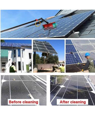 Photovoltaic Panel Cleaning Brush High-Altitude Cleaning Brush With Extension Pole Water Fed Pole Brush System Telescopic Window Cleaning Tools 3.6M - Buy Online on GoSupps.com