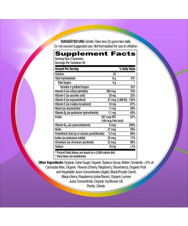 Centrum Women's Organic Multivitamin Gummies - Immune Support, 90 Count - Buy Online on GoSupps.com