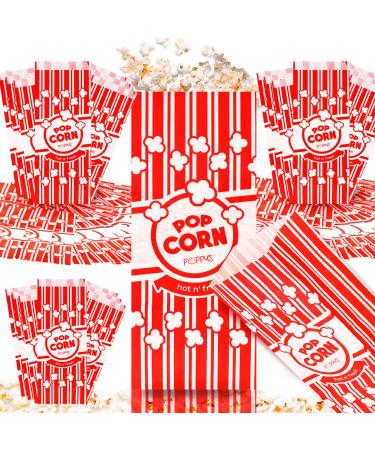 Grehge opcorn Bags - 25 2oz Concession-Grade Bags Popcorn Machine Accessories for Popcorn Bars Movie Nights Concessions 25 Pack