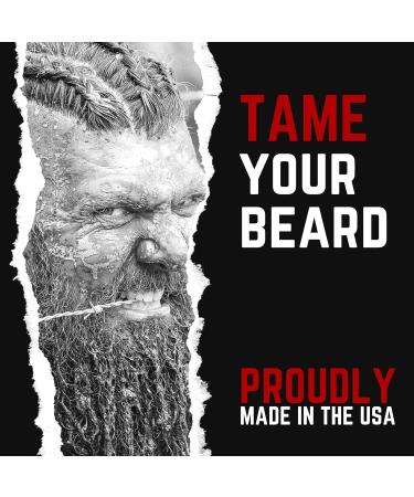 Mad Viking Beard Co. - All Natural Beard Care for Men | Handmade Cruelty-Free Medium to Heavy Hold | Odin s R k 2oz | Made in USA - Buy Online on GoSupps.com