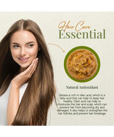 Buy Dr. Sebi Organic Batana Oil for Hair Growth - 100% Pure & Unrefined from Honduras - Thicker Stronger Hair for All - 4 FL OZ Glass Jar - Buy Online on GoSupps.com