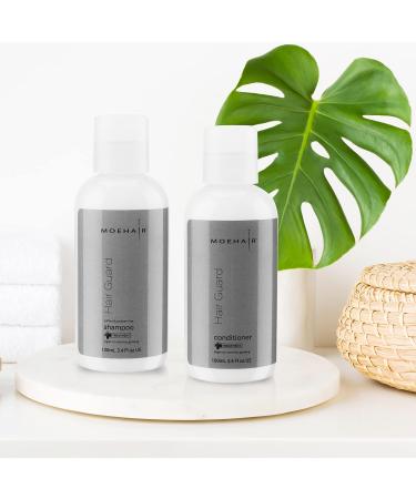 MOEHAIR Travel Size Shampoo & Conditioner Set | Color Safe Hair Loss Treatment | 3.4 Fl Oz | Perfect for Travel - Buy Online on GoSupps.com
